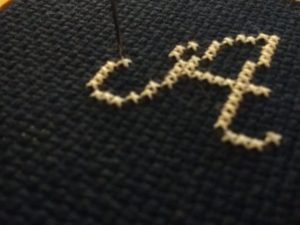 cross-stitch a